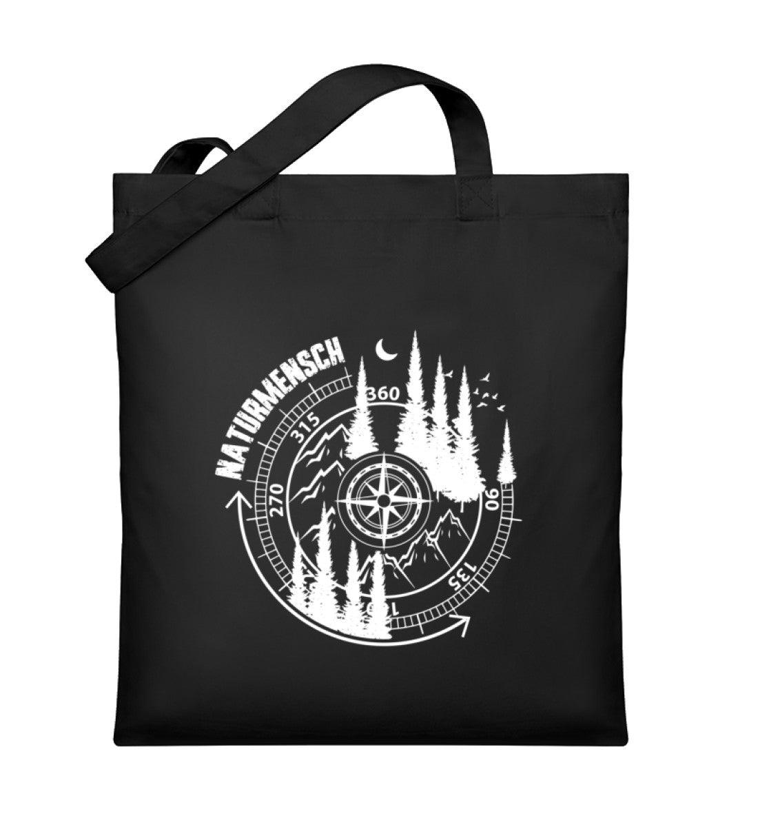 Naturmensch | Organic Jutebeutel in Schwarz von Rad&Rucksack