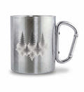 Nebelwald | Edelstahltasse mit Karabinergriff