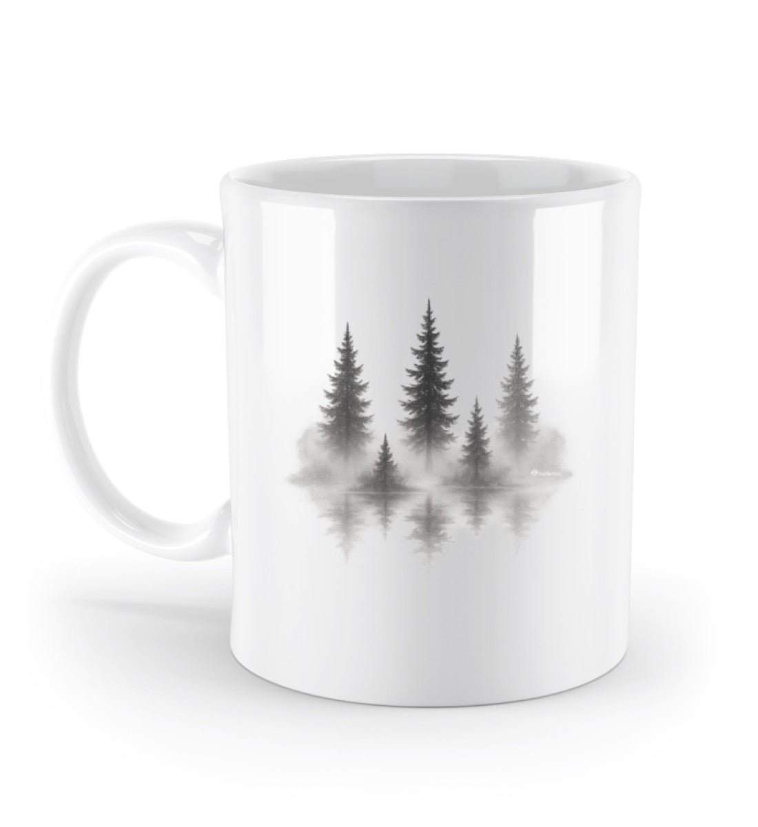 Nebelwald | Kaffeetasse in White von Rad&Rucksack