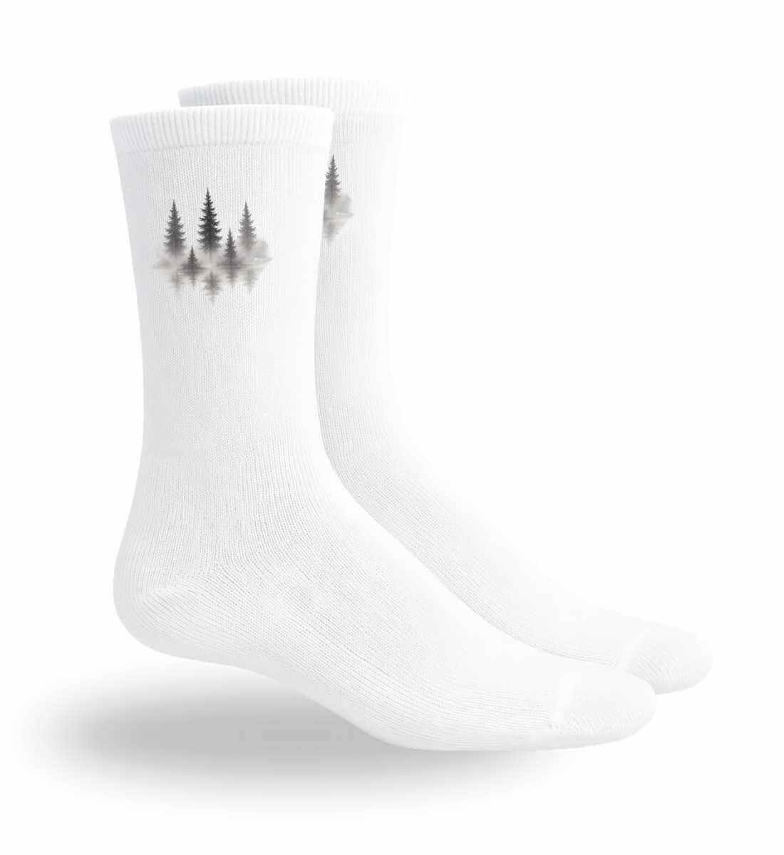 Nebelwald | Sport Socken in Sport White von Rad&Rucksack