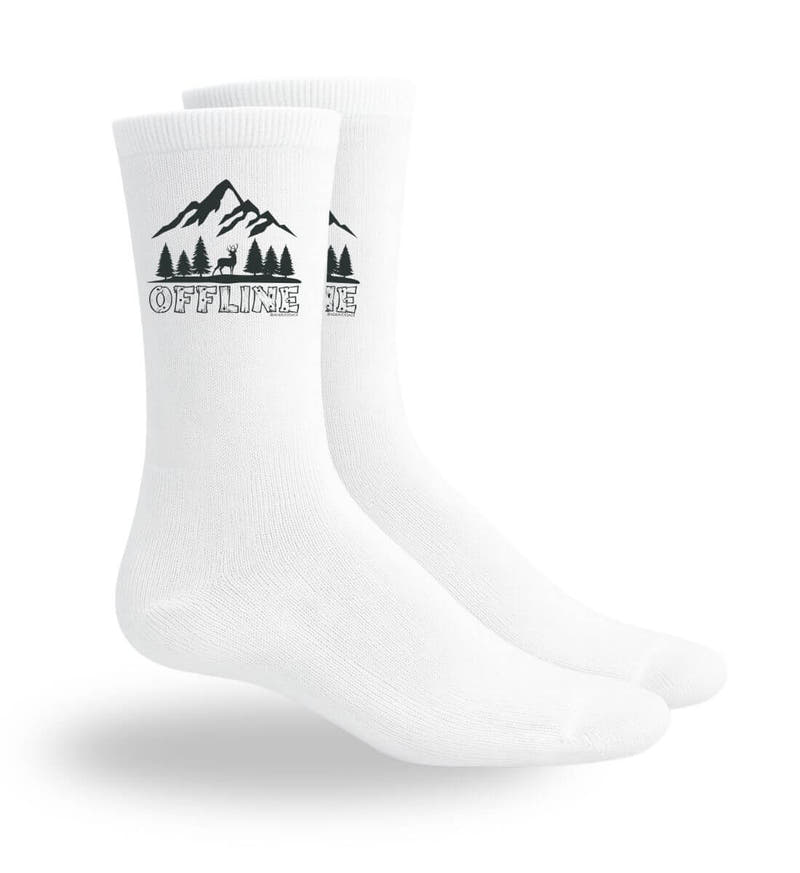 Offline Berg | Sport Socken von Rad&Rucksack - am Model präsentiert