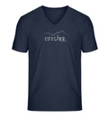 Offline. | Herren V-Neck Premium Organic T-Shirt
