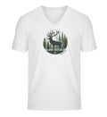Offline Hirsch | Herren V-Neck Premium Organic T-Shirt