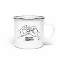 Ohne Hund ohne mich! | Emaille Tasse