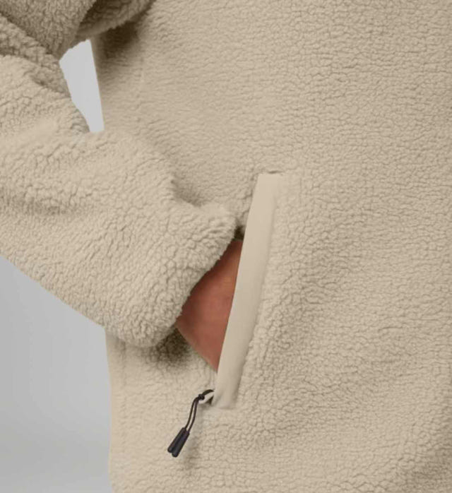 Teddyfleecejacke – Produktbild (350 g/m² Sherpa-Teddyfleece mit Stick) von Rad&Rucksack