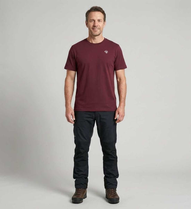Faires Outdoor T-Shirt Herren Rad&Rucksack Style – Produktbild (100% Bio-Baumwolle) von Rad&Rucksack