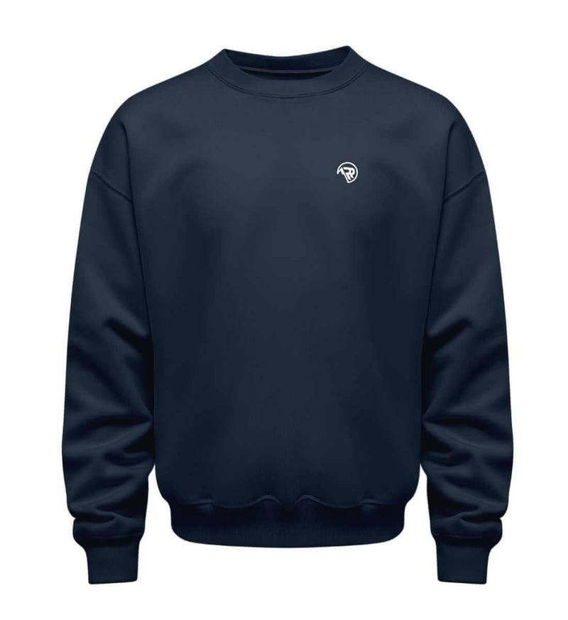 Rad&Rucksack Style Pullover in Dunkelblau (French Navy) – Produktbild (350 g/m² Bio-Baumwolle) von Rad&Rucksack