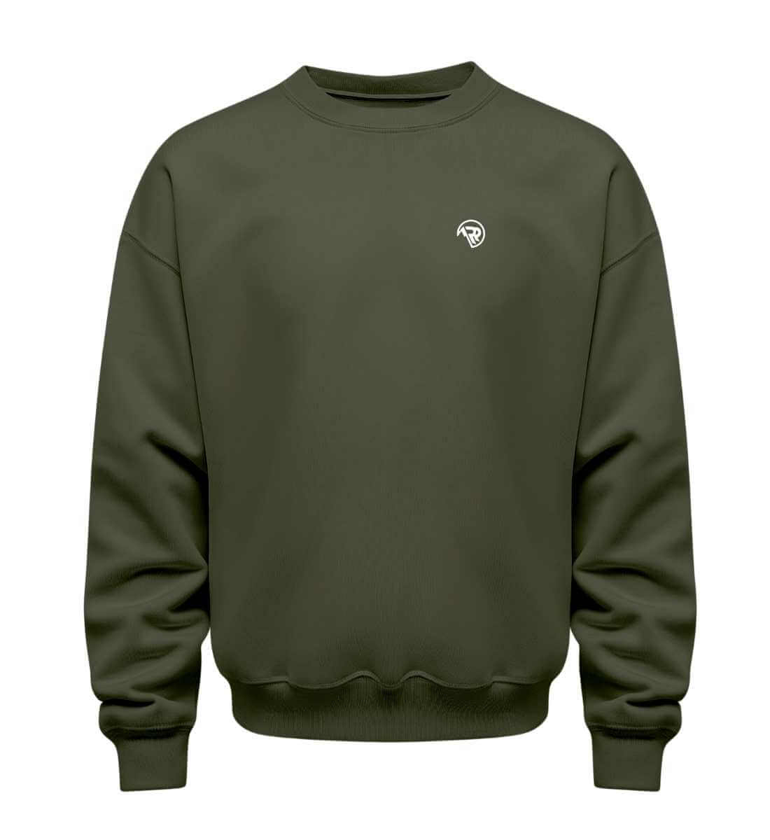 Rad&Rucksack Style | Unisex Organic Pullover in Khaki von Rad&Rucksack