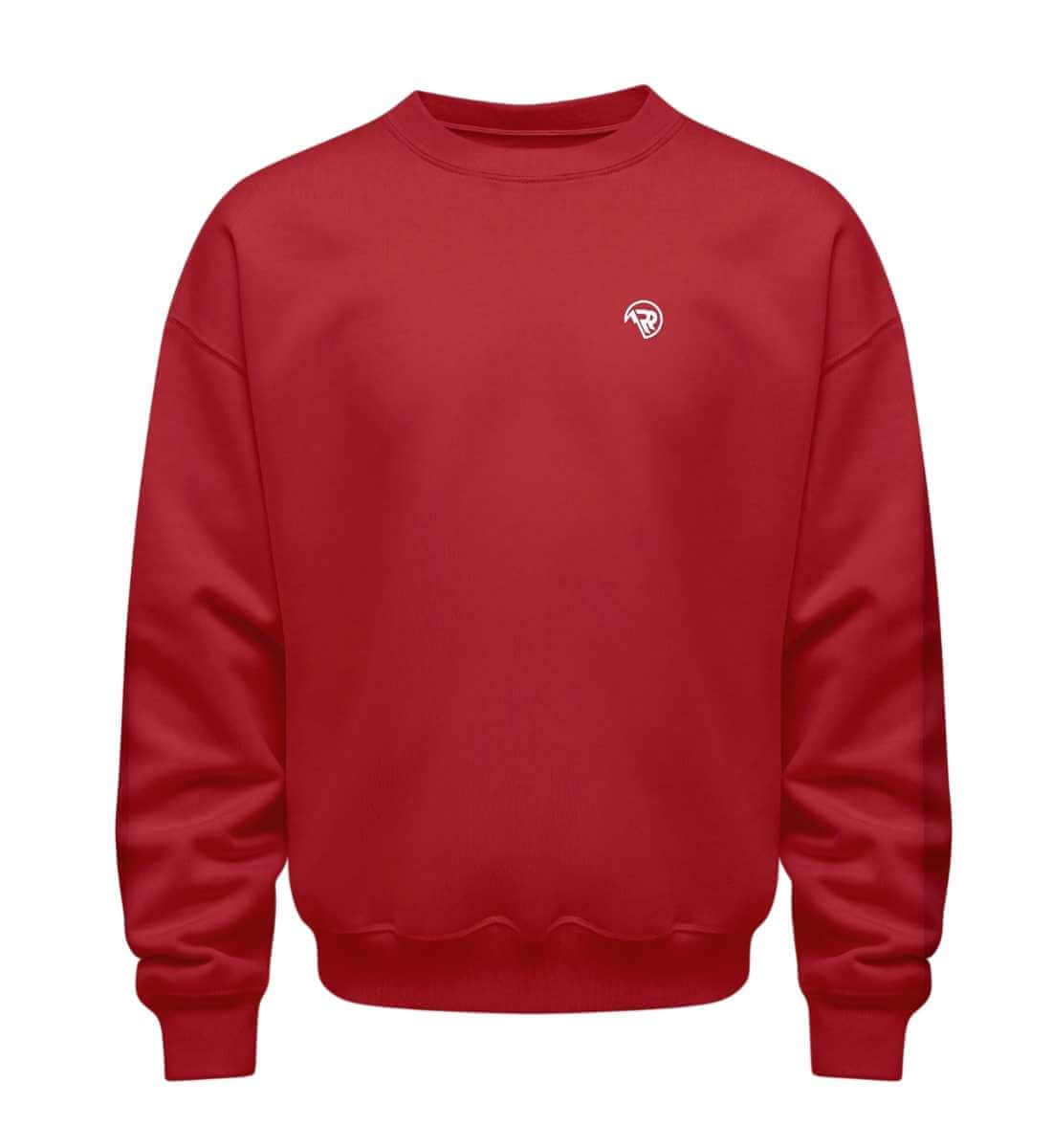 Rad&Rucksack Style | Unisex Organic Pullover in Rot von Rad&Rucksack