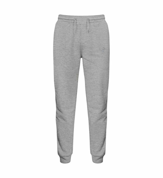 Rad&Rucksack Style Jogger Grau-Melange (Heather Grey) – Produktbild (300 g/m² Bio-Sweatstoff) von Rad&Rucksack