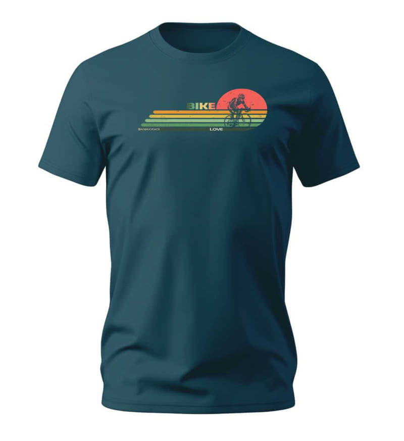 Rennrad | Herren Premium Organic T-Shirt in Stargazer von Rad&Rucksack