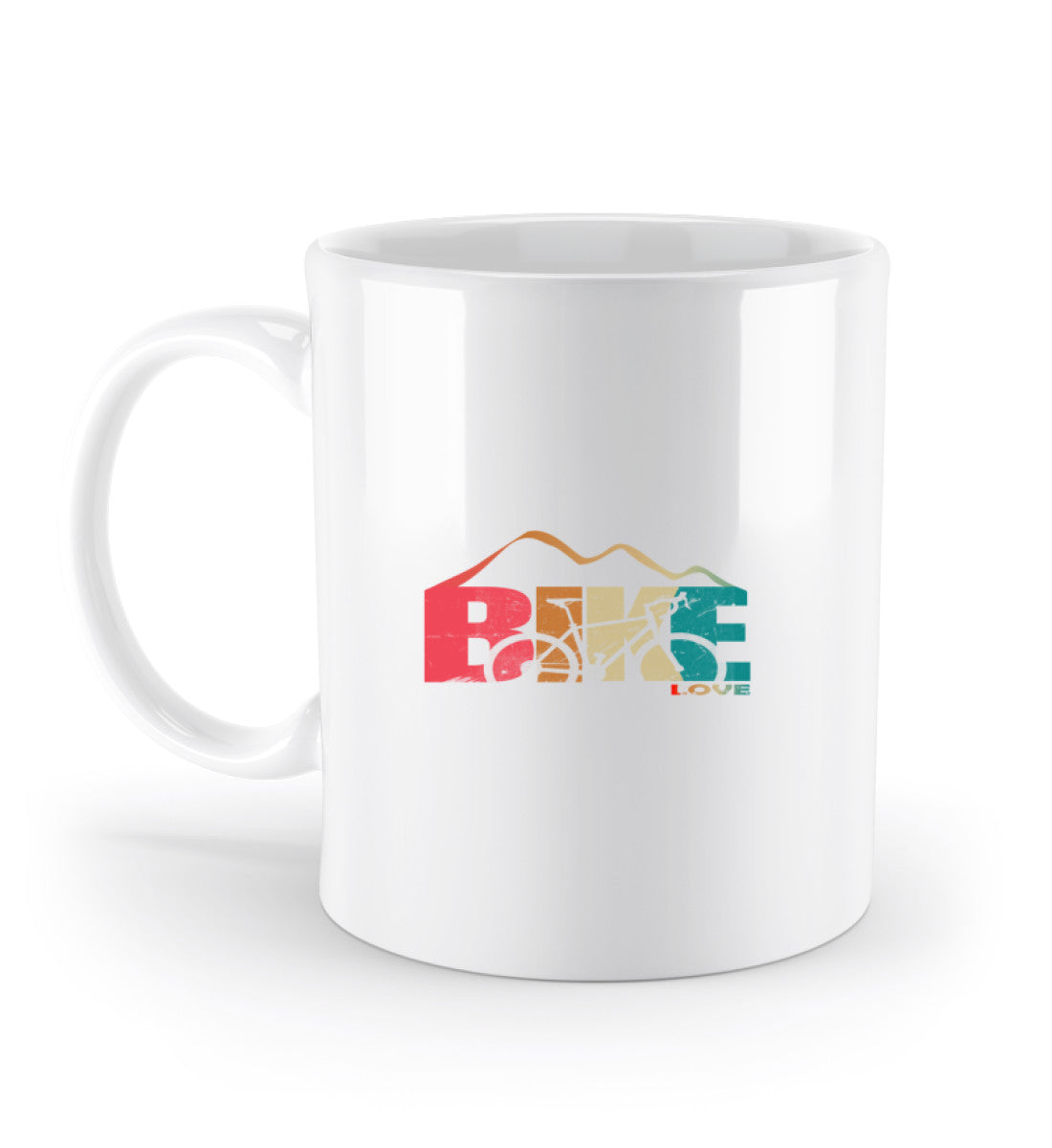 Rennrad Love | Kaffeetasse in Weiß von Rad&Rucksack