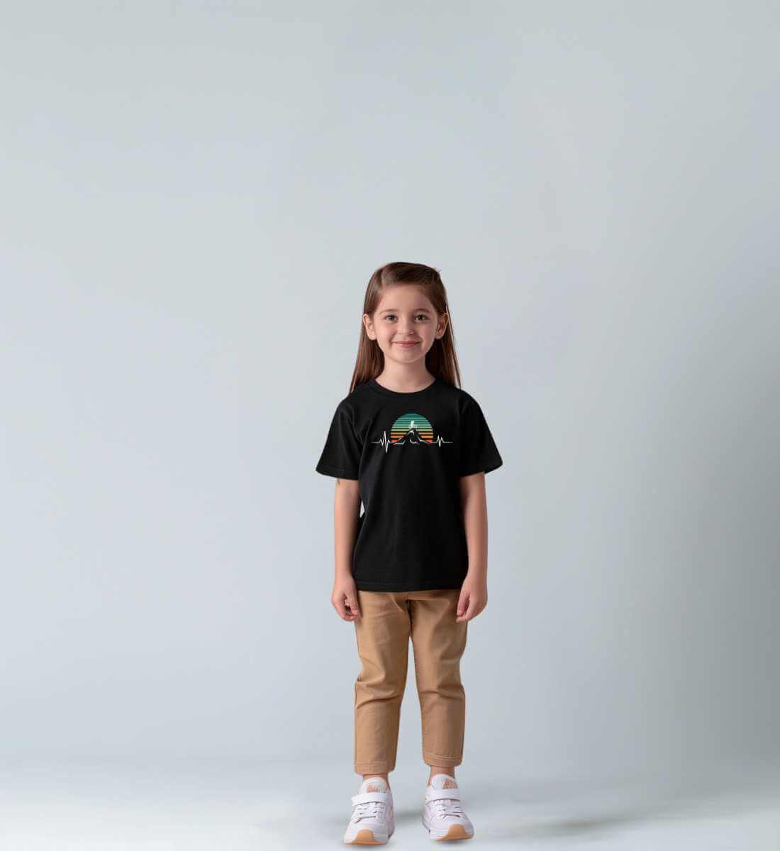 Mountainbike Herzschlag Kids | Kinder Premium Organic T-Shirt | Farbe: Glazed Green | Rad&Rucksack