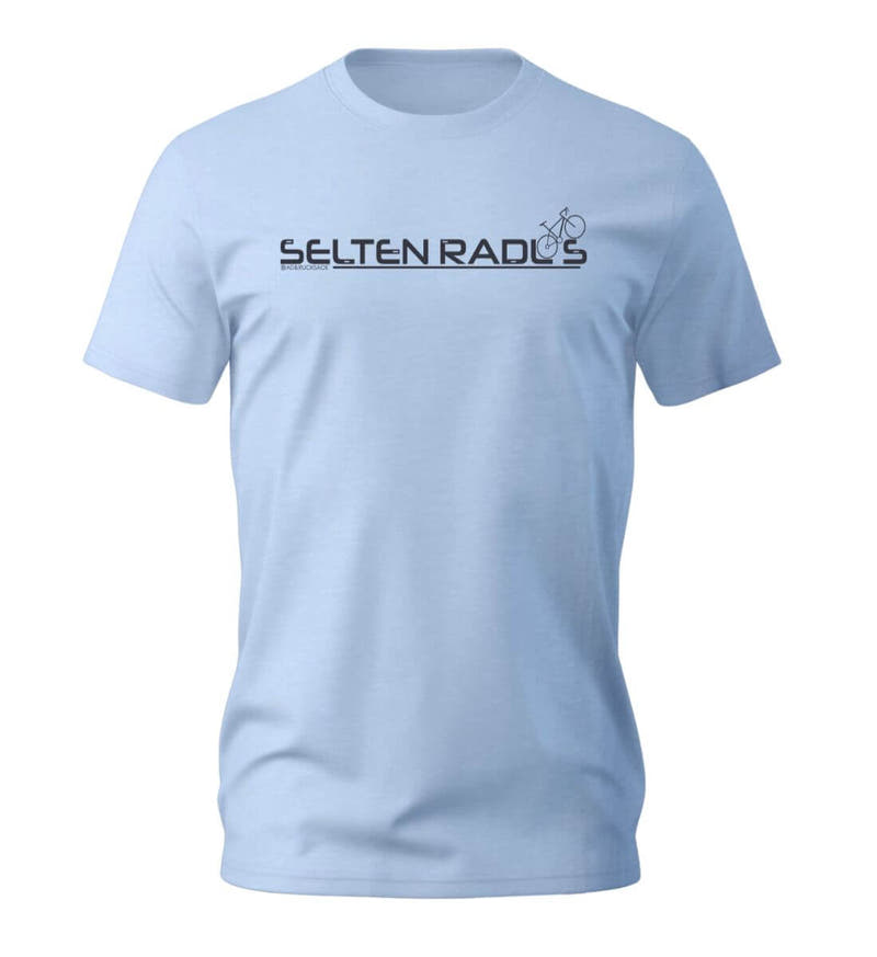 Selten-radlos | Herren Premium Organic T-Shirt in Blue Soul von Rad&Rucksack