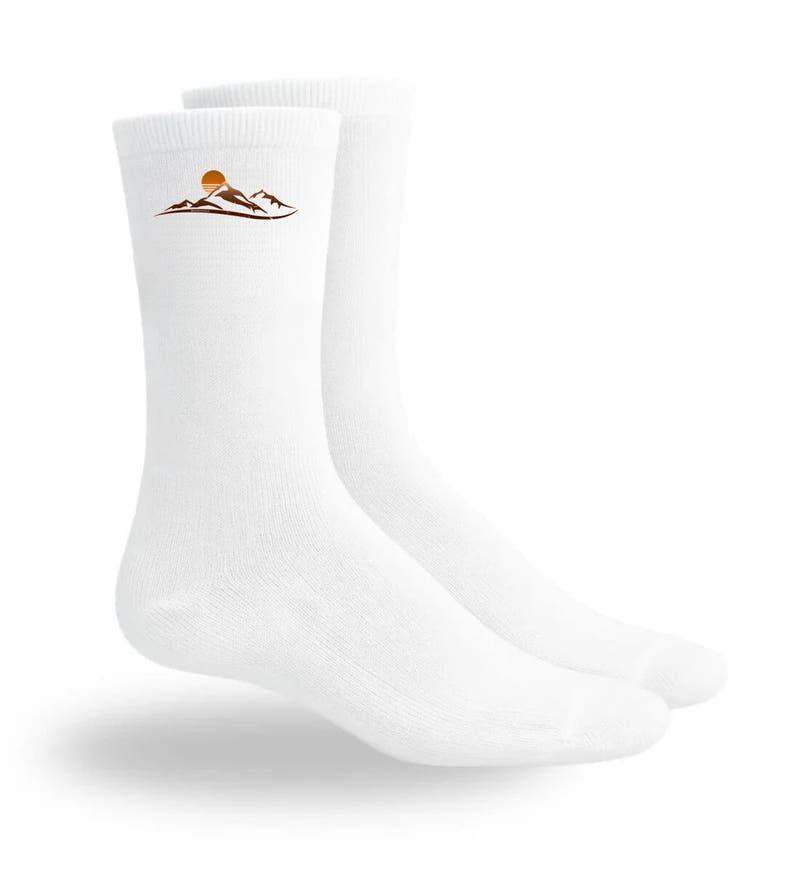 Sonnenuntergang Berg | Sport Socken von Rad&Rucksack
