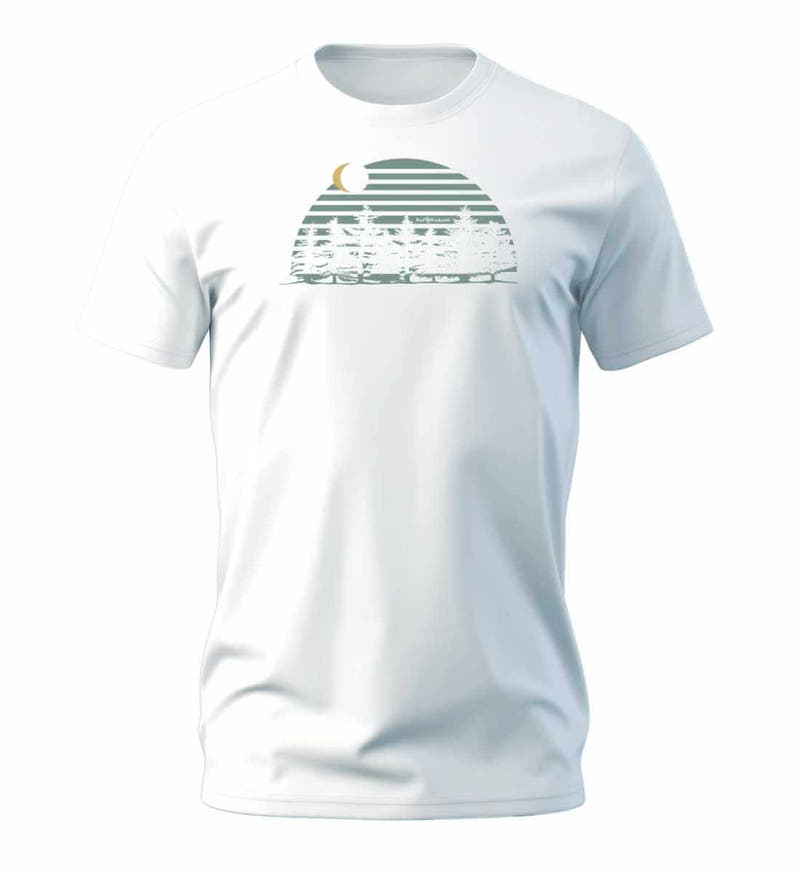 Tannenwald | Herren Premium Organic T-Shirt in White von Rad&Rucksack