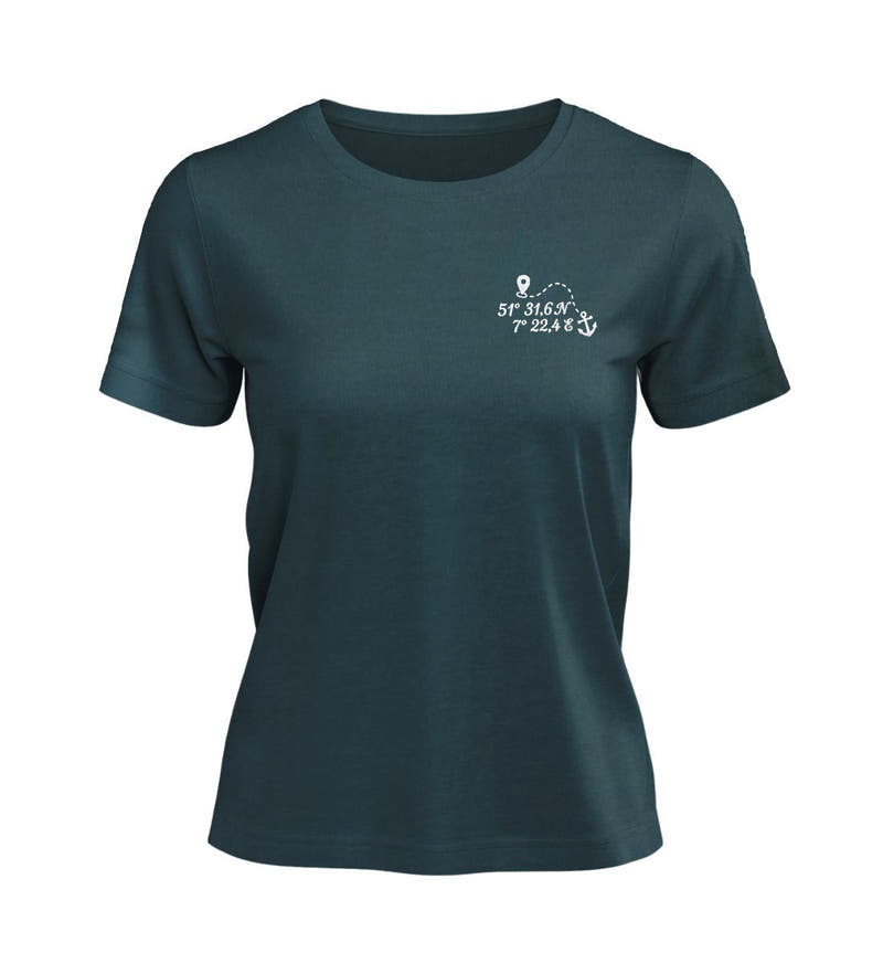 test | Damen Premium Organic T-Shirt in Stargazer von Rad&Rucksack
