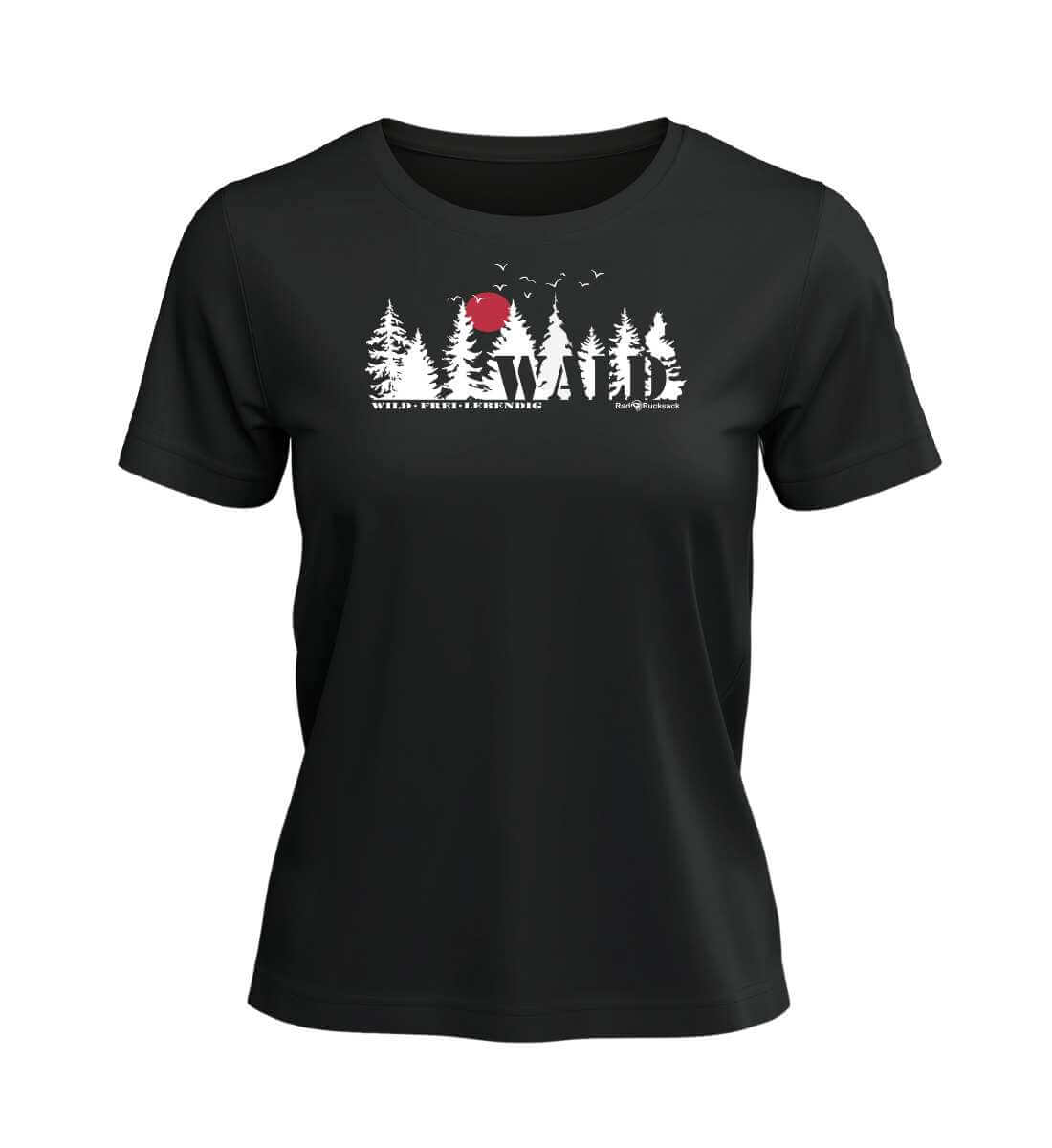 Wäldern | Damen Premium Organic T-Shirt von Rad&Rucksack - Ansicht 4