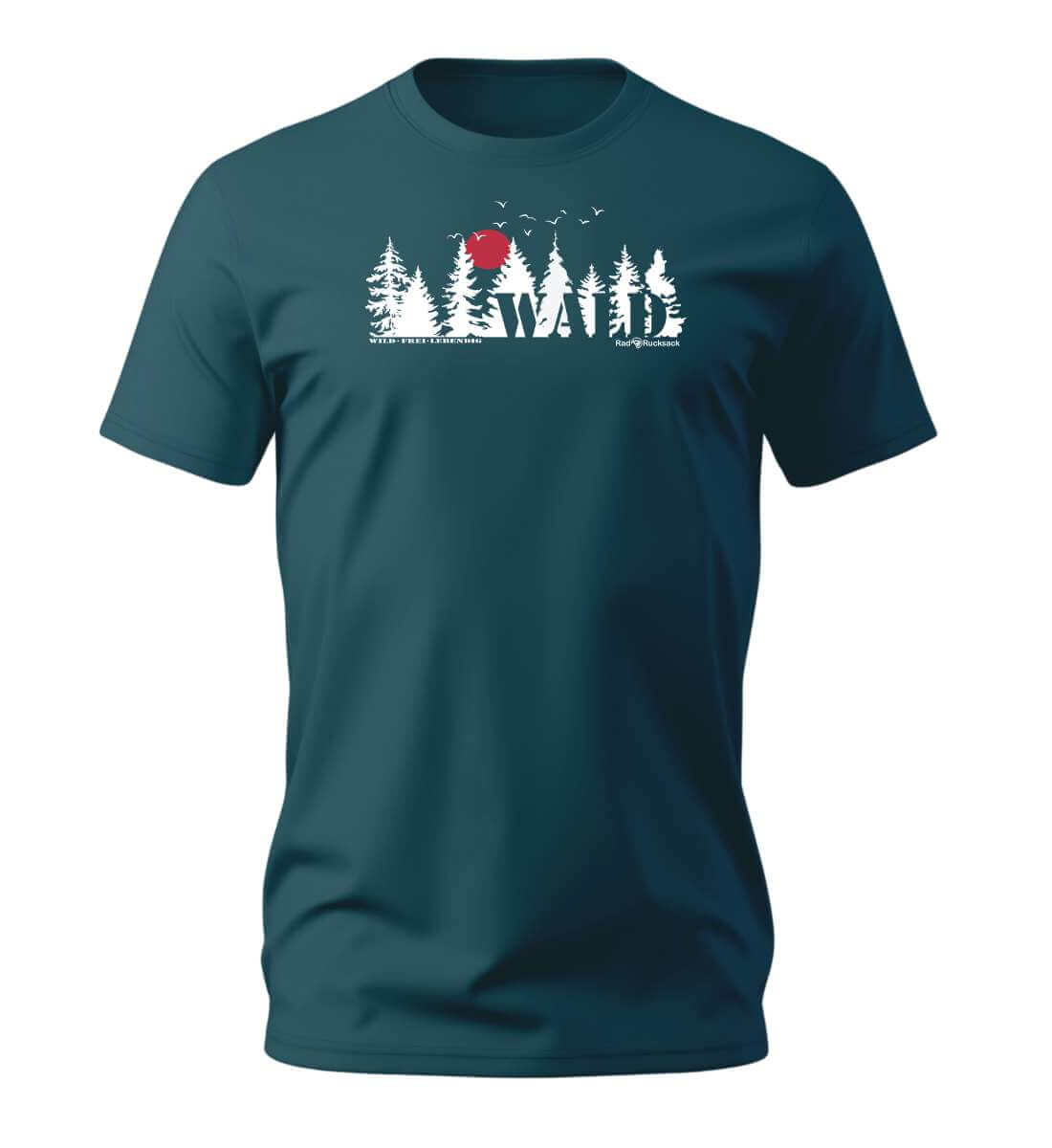 Wäldern | Herren Premium Organic T-Shirt in Stargazer von Rad&Rucksack