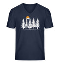 Wald Forest | Herren V-Neck Premium Organic T-Shirt