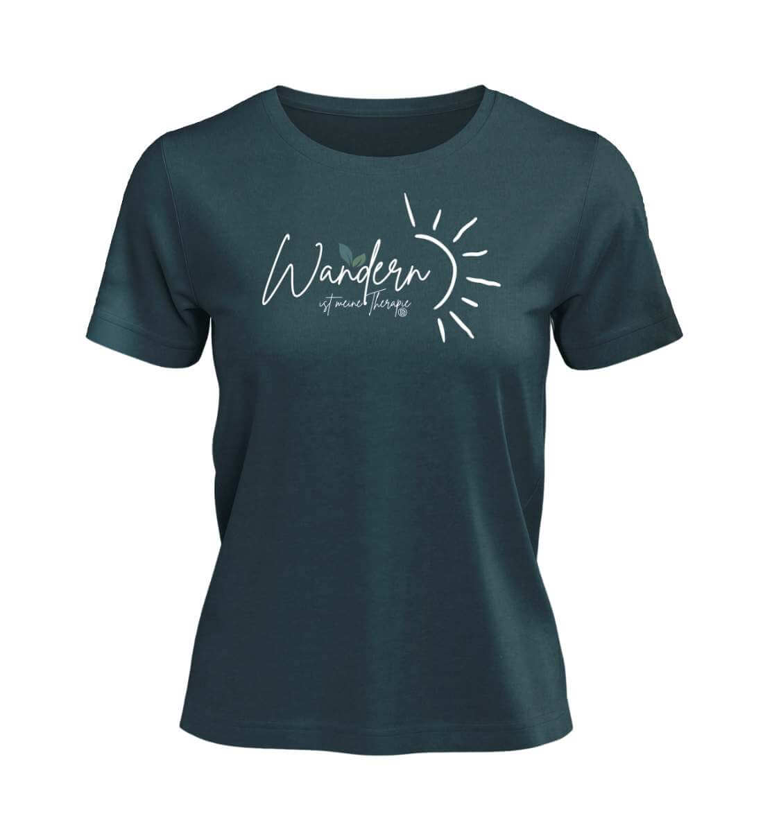 Wandern ist meine Therapie | Damen Premium Organic T-Shirt in Stargazer von Rad&Rucksack