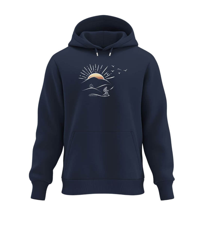Wanderungen | Unisex Organic Hoodie von Rad&Rucksack