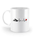 Wein Berg Herzschlag | Kaffeetasse