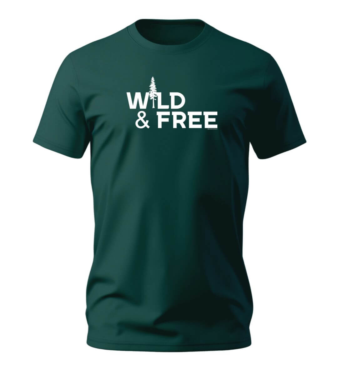 Wild & Free | Herren Premium Organic T-Shirt in Glazed Green von Rad&Rucksack