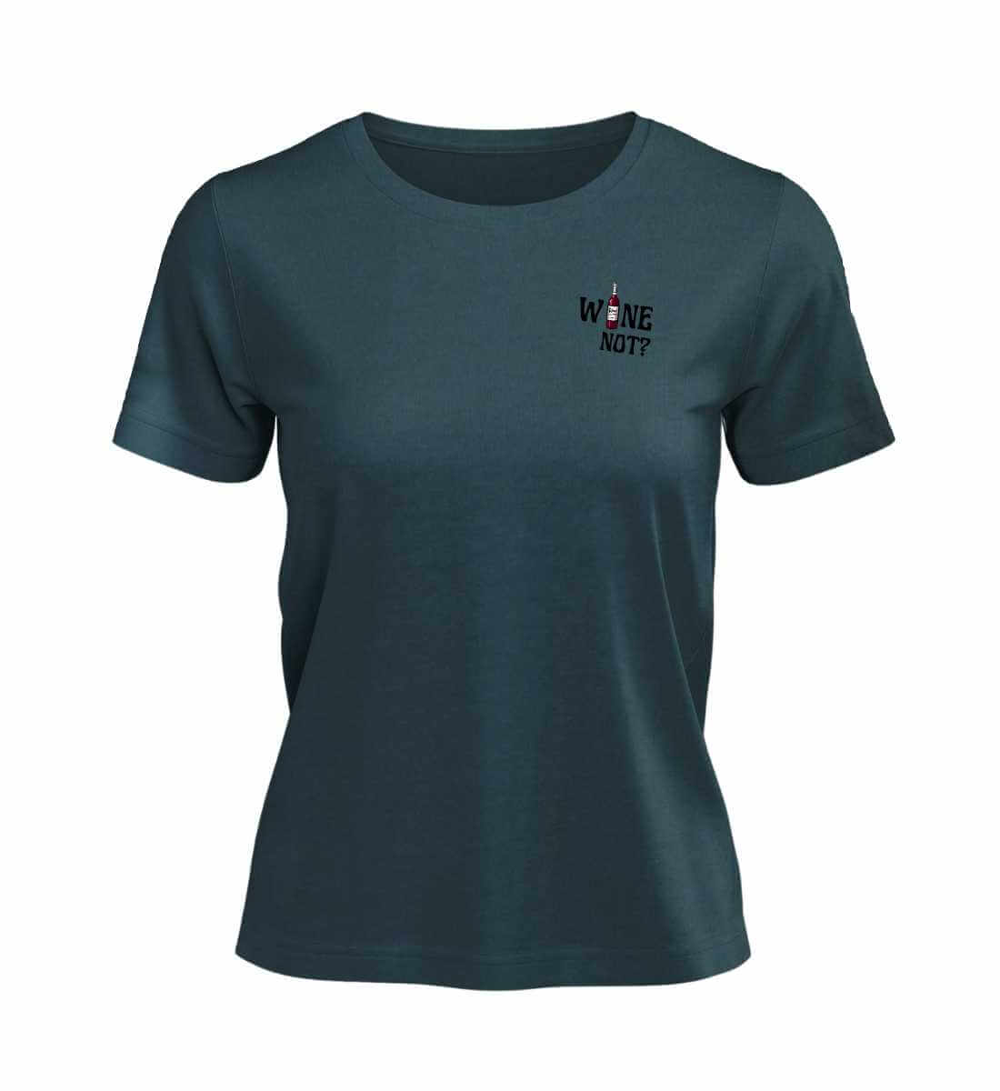 Wine not? | Damen Premium Organic T-Shirt in Stargazer von Rad&Rucksack