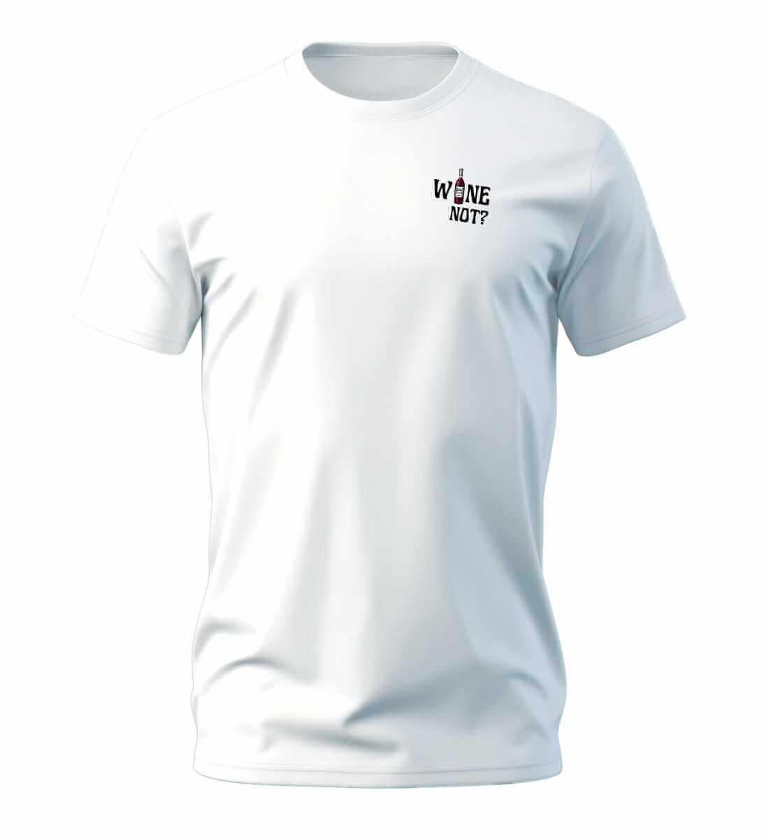 Wine not? | Herren Premium Organic T-Shirt in White von Rad&Rucksack