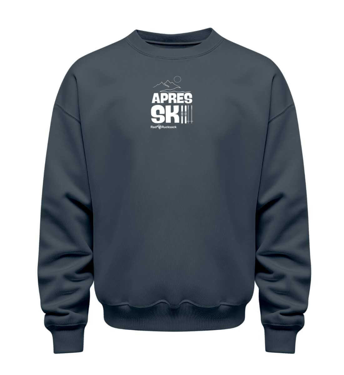 Apres Ski | Unisex Organic Pullover | Farbe: India Ink Grey | Rad&Rucksack