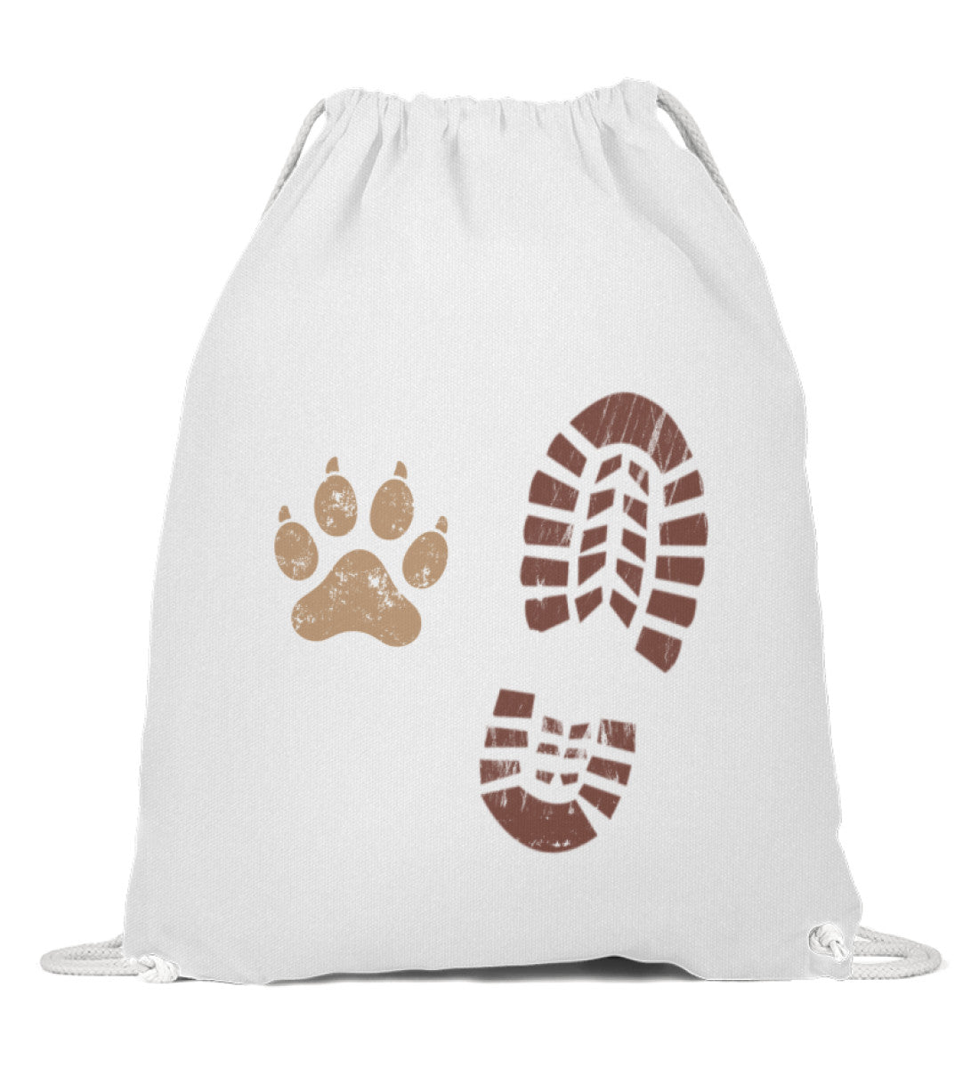 Berg Buddies | Baumwoll Gymsac | Farbe: White | Rad&Rucksack