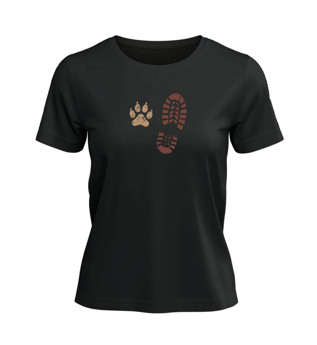 Berg Buddies | Damen Premium Organic T-Shirt | Farbe: Schwarz | Rad&Rucksack