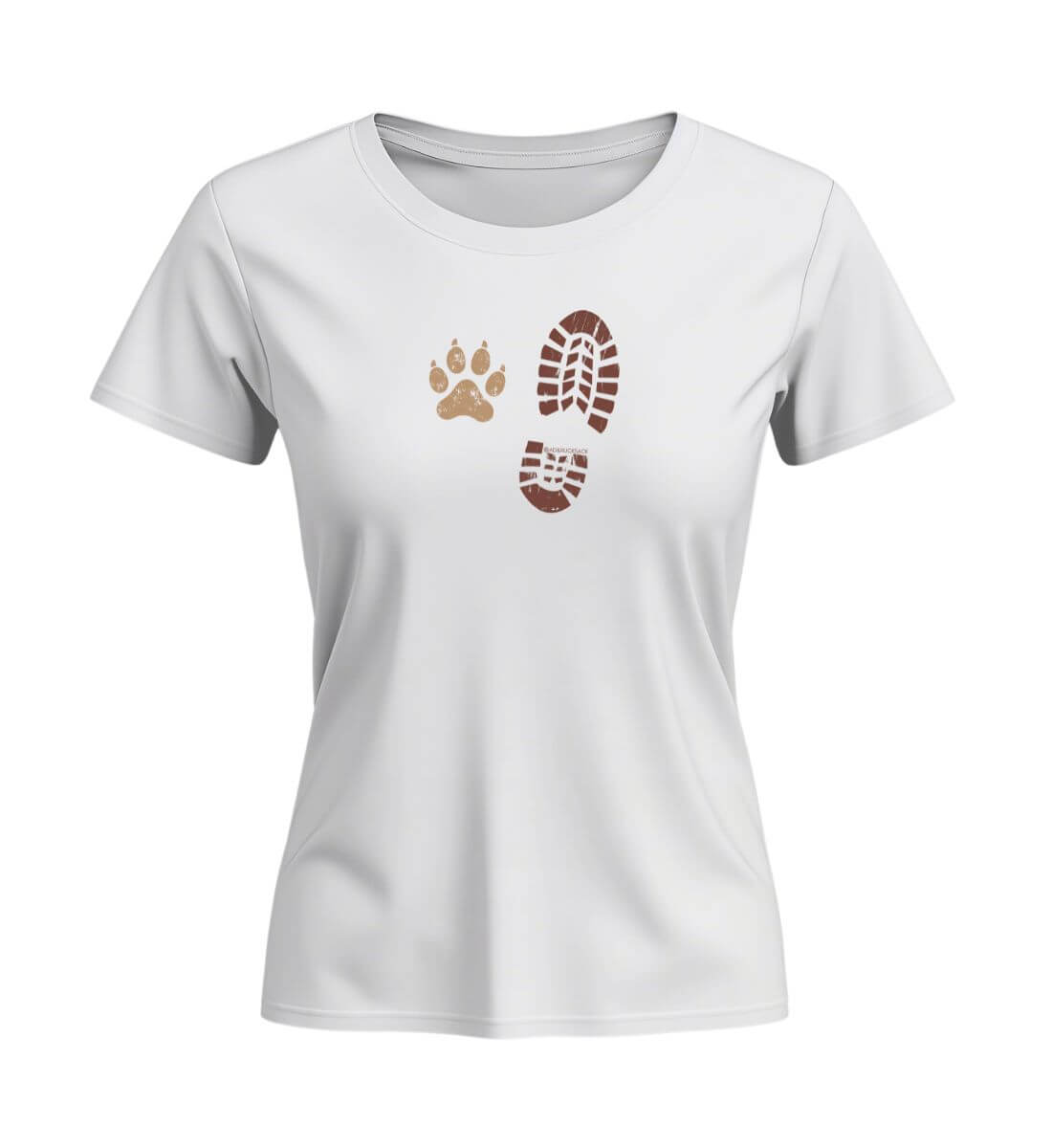 Berg Buddies | Damen Premium Organic T-Shirt (Fitted) | Farbe: White | Rad&Rucksack