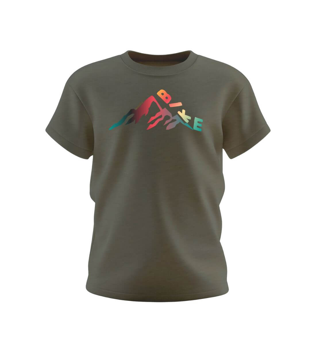 Bike Kids | Kinder Premium Organic T-Shirt | Farbe: Khaki | Rad&Rucksack