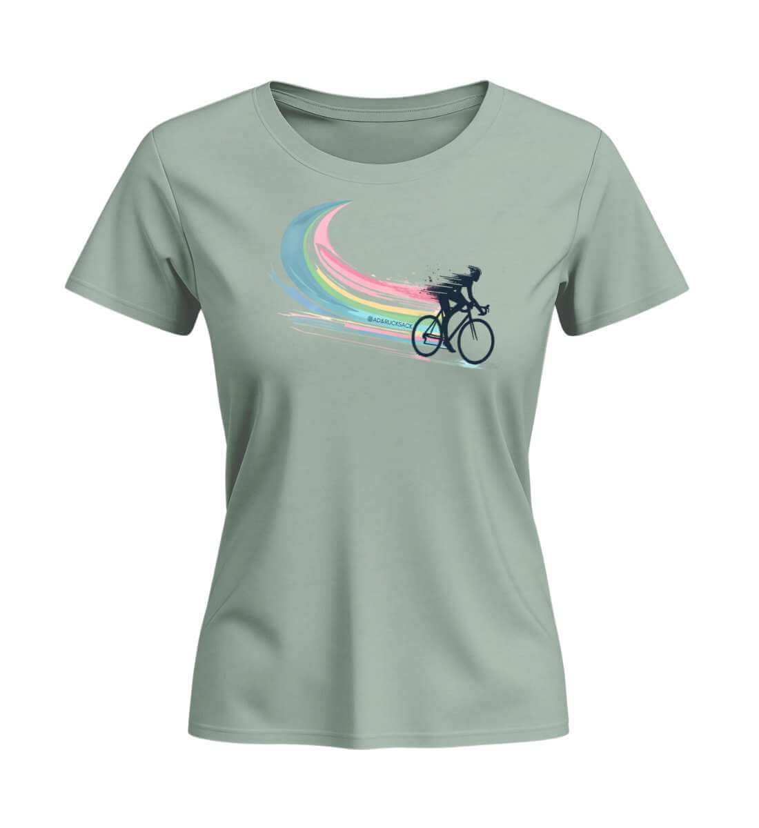 Bikes | Damen Premium Organic T-Shirt (Fitted) | Farbe: Aloe | Rad&Rucksack