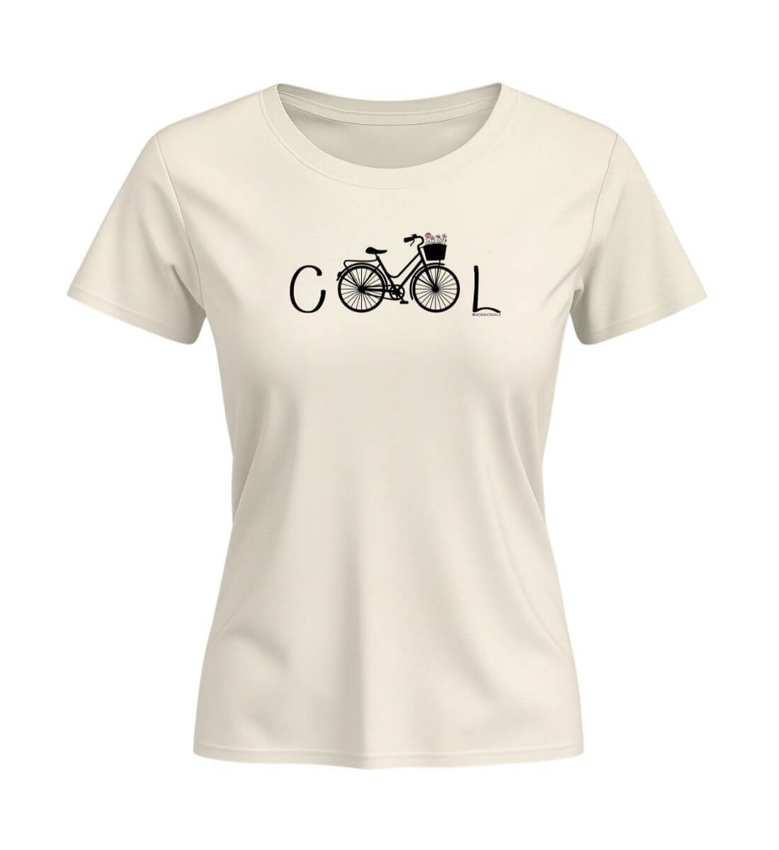 Cool Bike | Damen Premium Organic T-Shirt (Fitted) | Farbe: Natural Raw | Rad&Rucksack