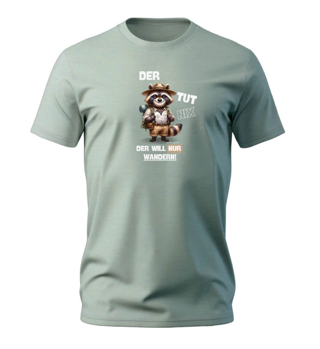 Der tut nix | Herren Premium Organic T-Shirt | Farbe: Aloe | Rad&Rucksack