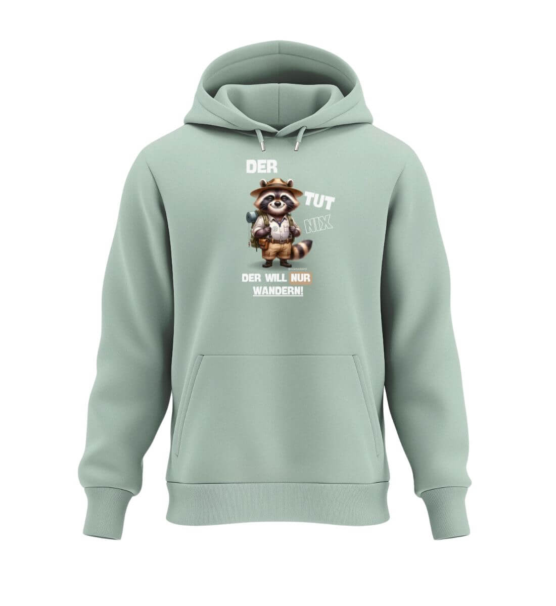 Der tut nix | Unisex Organic Hoodie | Farbe: Aloe | Rad&Rucksack