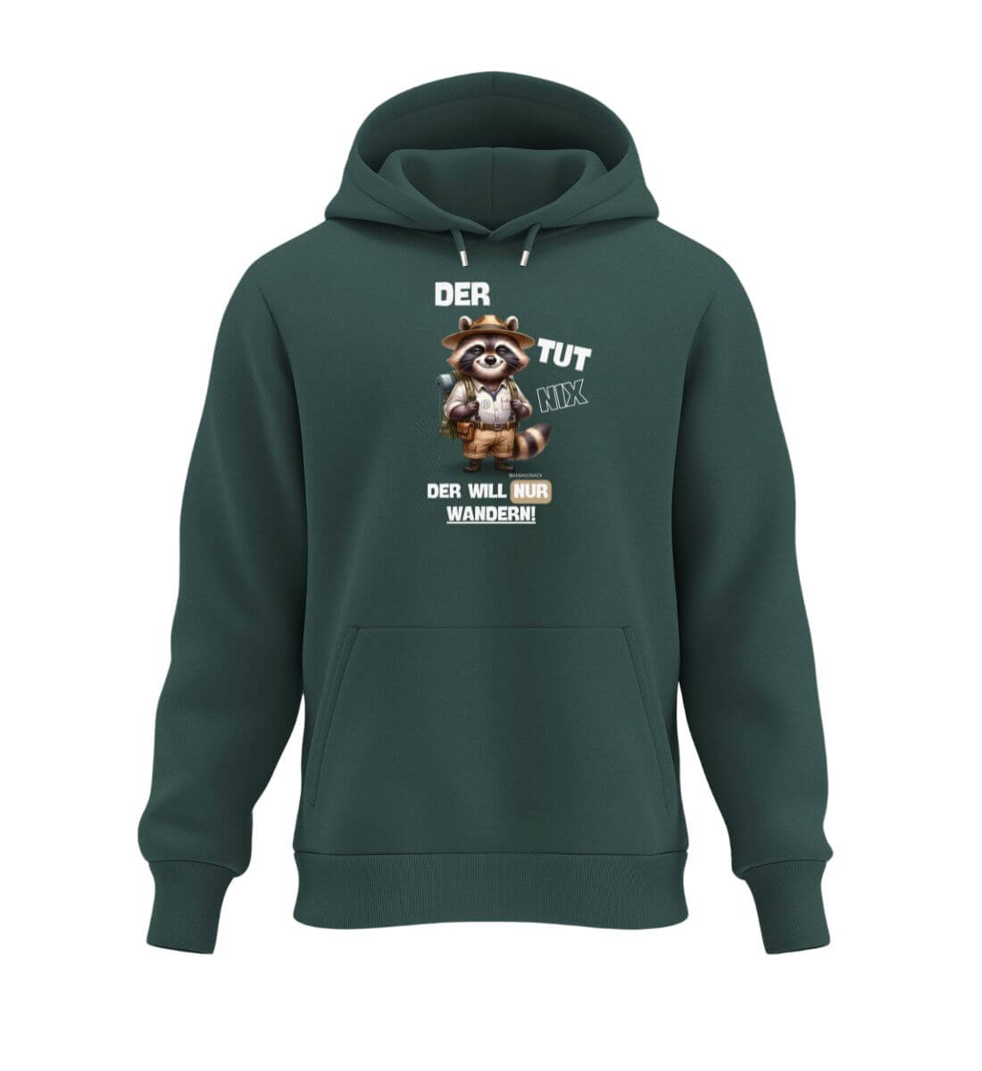 Der tut nix | Unisex Organic Hoodie | Farbe: Glazed Green | Rad&Rucksack