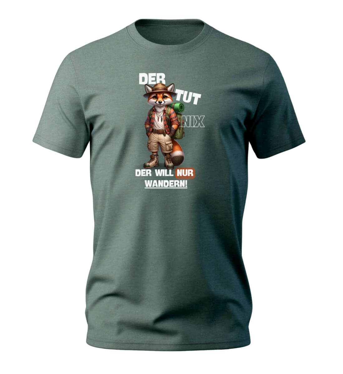 Der tut nix - Fuchs | Herren Premium Organic T-Shirt | Farbe: Green Bay | Rad&Rucksack