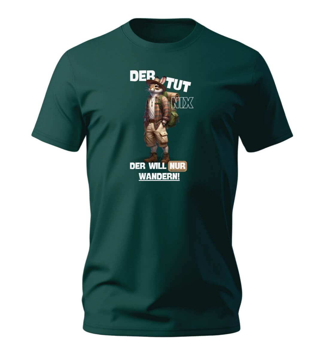 Der tut nix - Hase | Herren Premium Organic T-Shirt | Farbe: Glazed Green | Rad&Rucksack