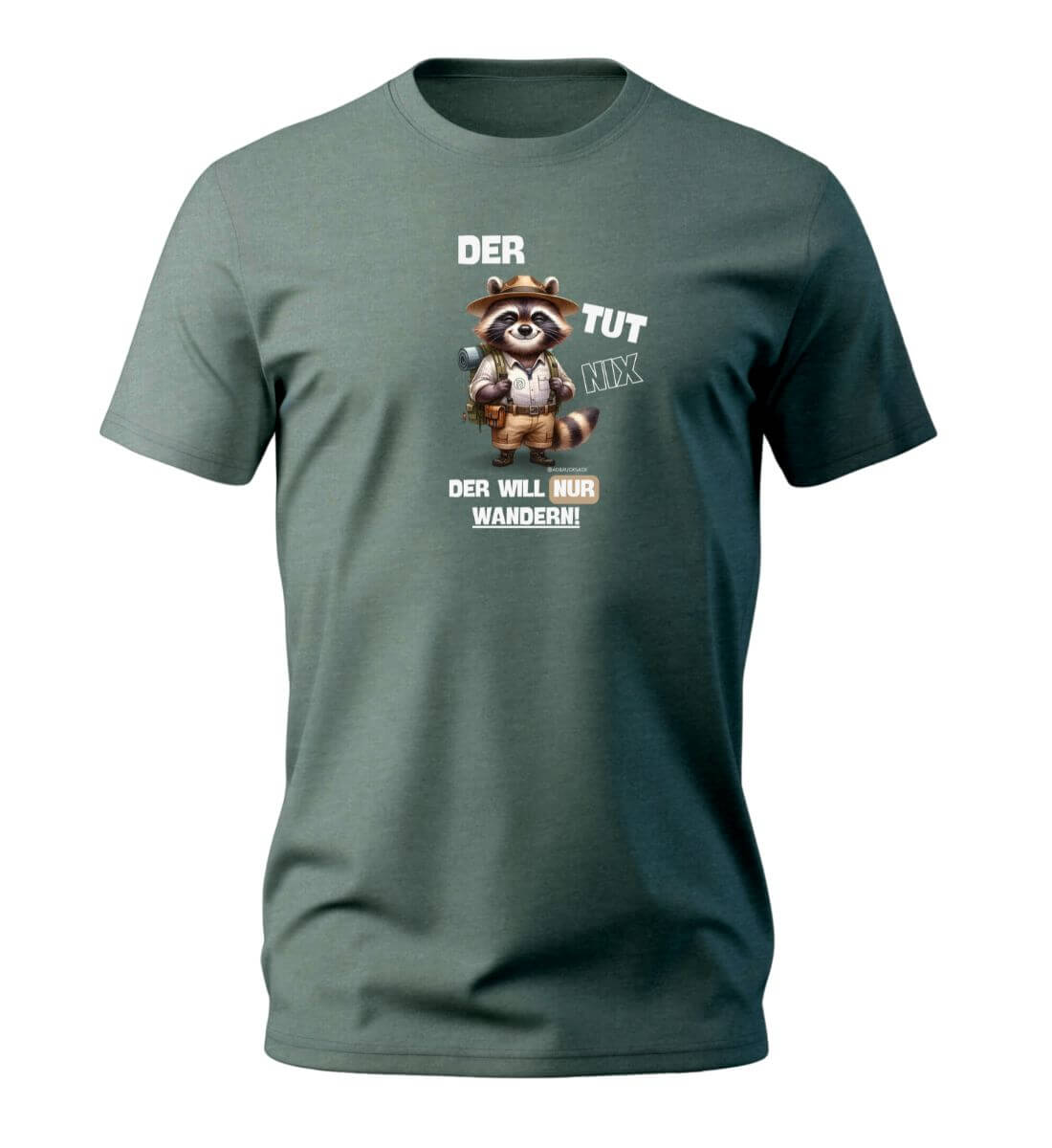 Der tut nix | Herren Premium Organic T-Shirt | Farbe: Green Bay | Rad&Rucksack