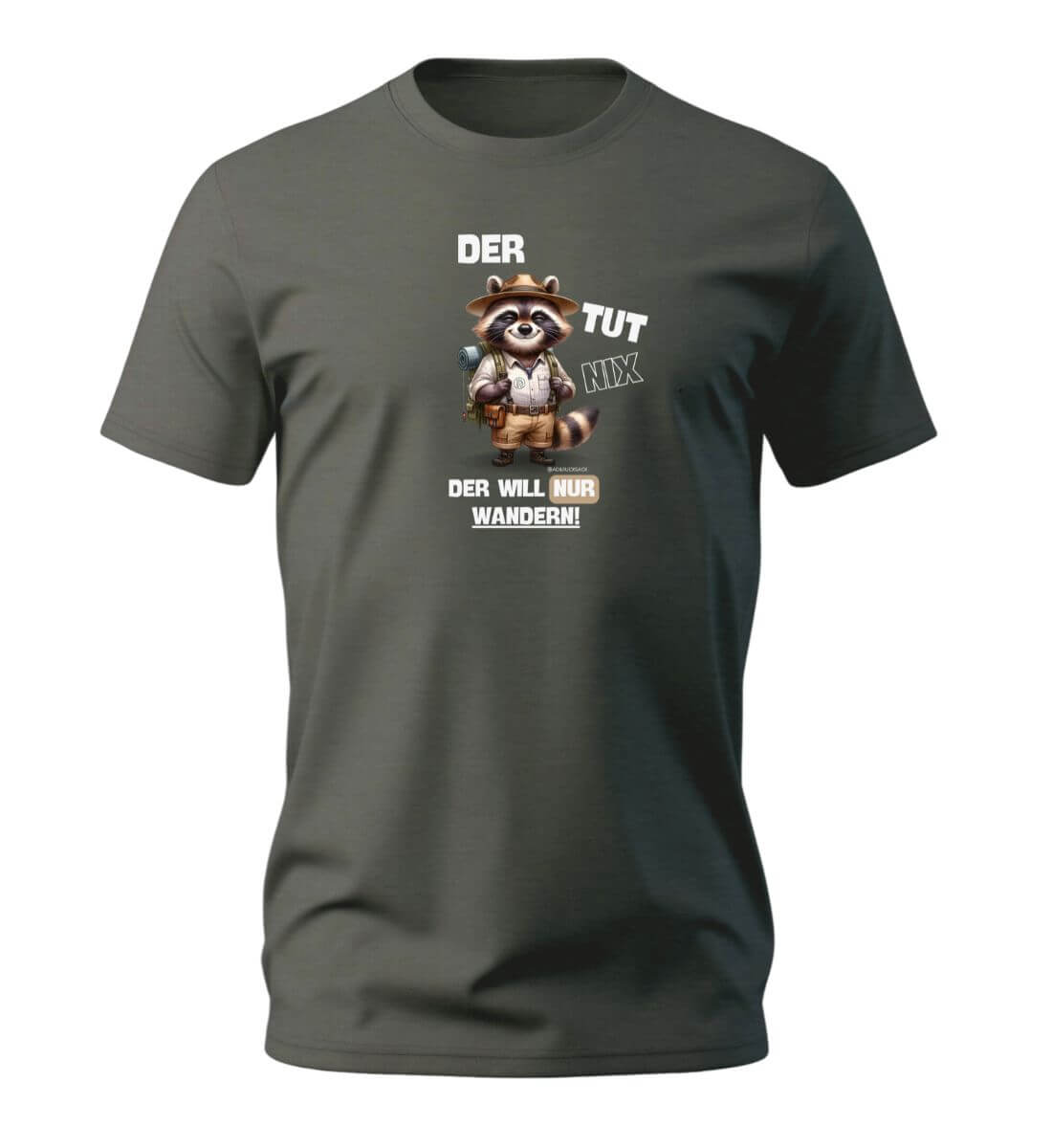 Der tut nix | Herren Premium Organic T-Shirt | Farbe: Khaki | Rad&Rucksack