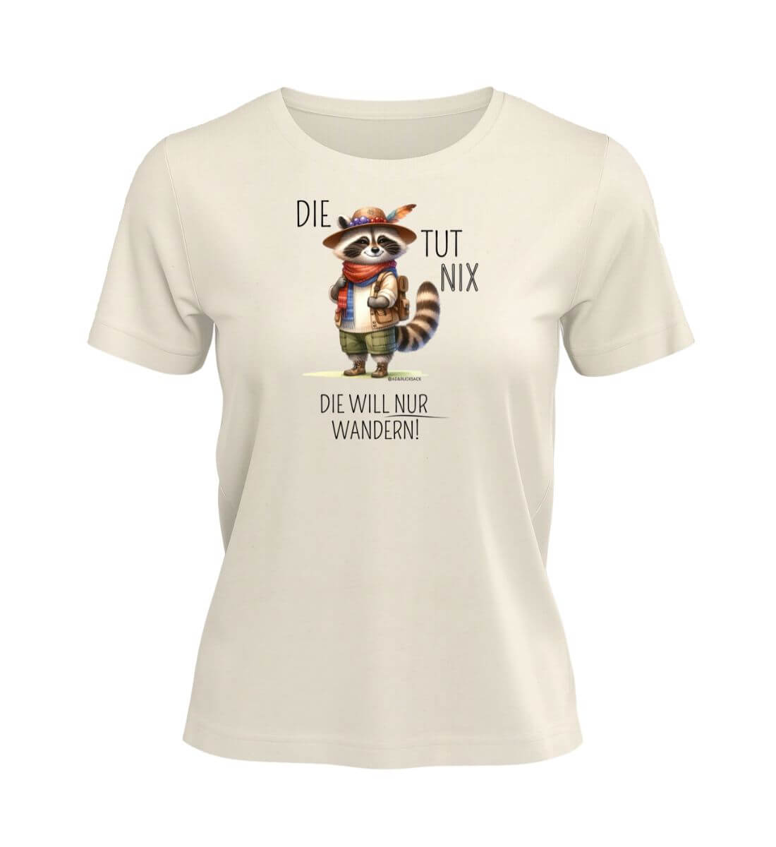 Die tut nix | Damen Premium Organic T-Shirt | Farbe: Natural Raw | Rad&Rucksack