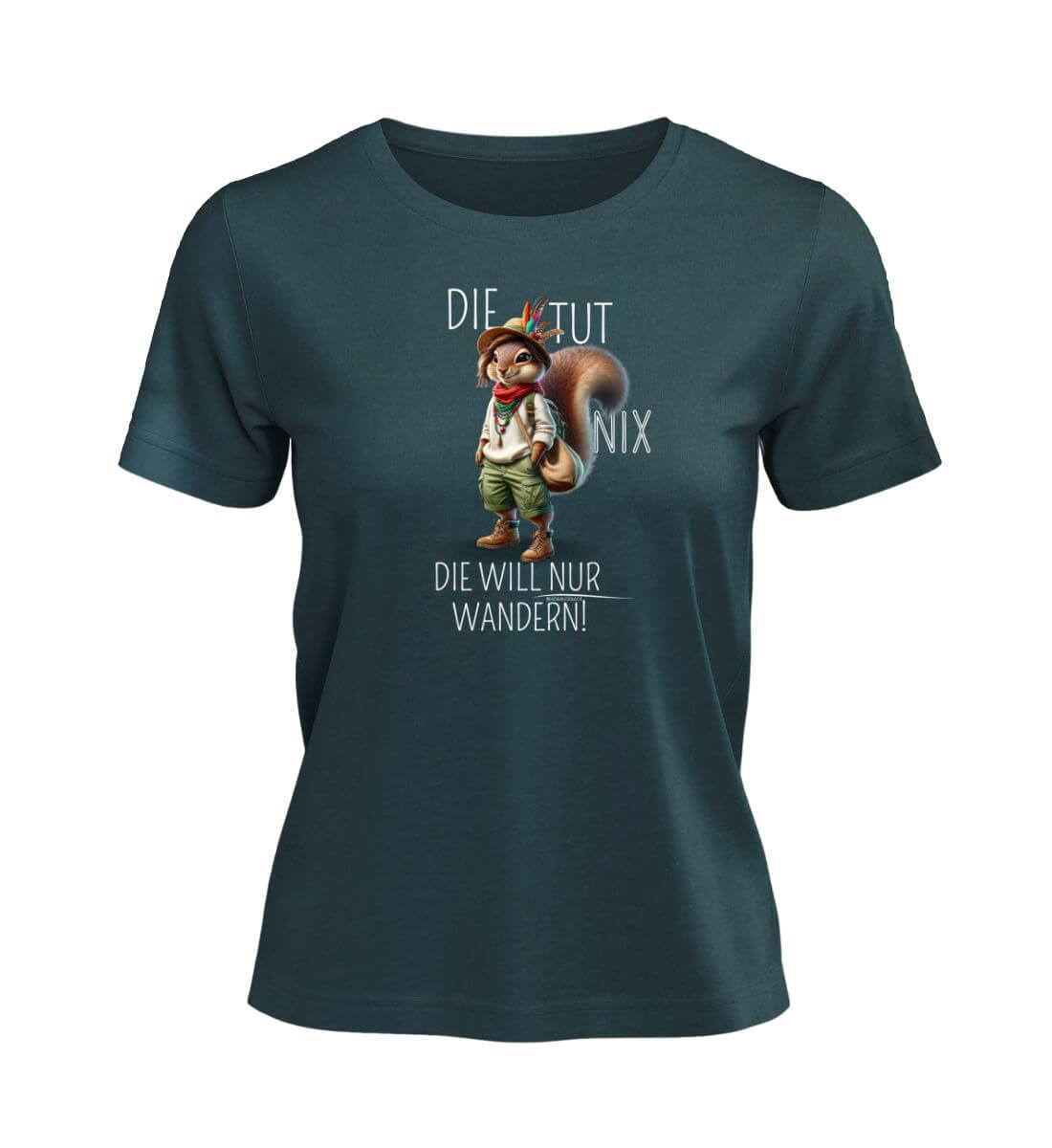 Die tut nix - Eichhörnchen | Damen Premium Organic T-Shirt | Farbe: Stargazer | Rad&Rucksack