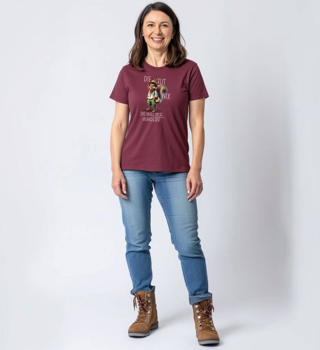 Die tut nix - Eichhörnchen | Damen Premium Organic T-Shirt | Farbe: Stargazer | Rad&Rucksack
