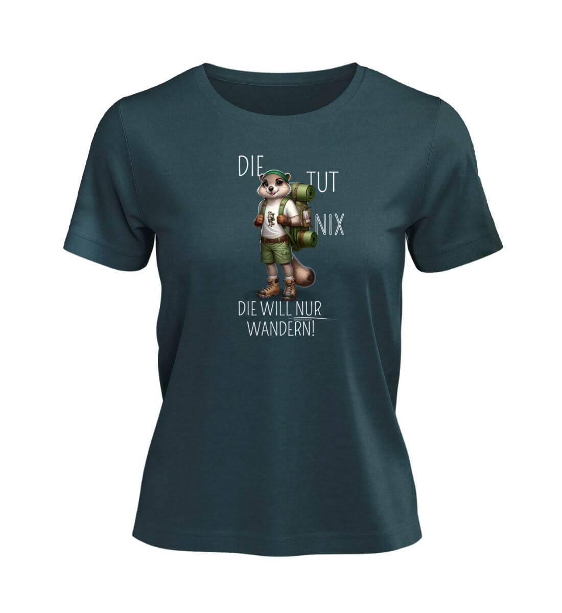 Die tut nix - Murmeltier | Damen Premium Organic T-Shirt | Farbe: Stargazer | Rad&Rucksack