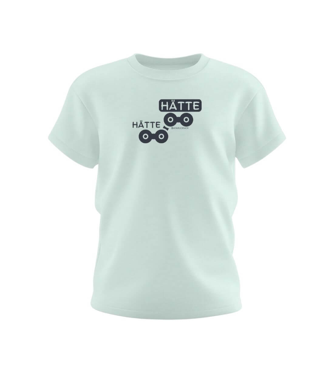 Fahrrad Hätte Kids | Kinder Premium Organic T-Shirt | Farbe: Caribbean Blue | Rad&Rucksack