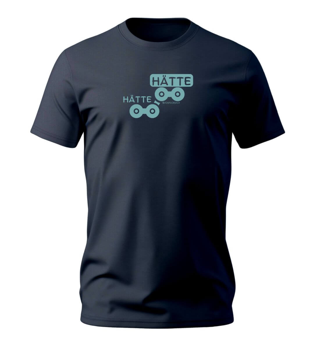 Fahrrad Hätte | Herren Premium Organic T-Shirt | Farbe: French Navy | Rad&Rucksack